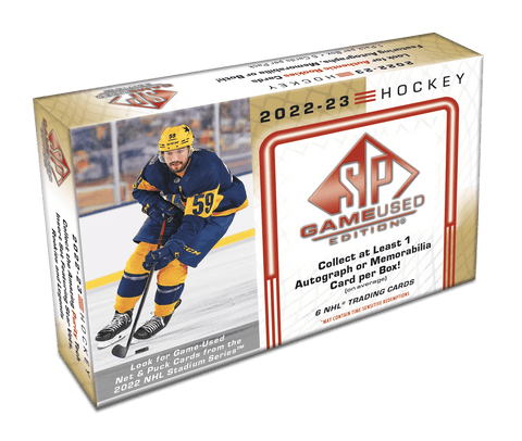 2022-23 Upper Deck SP Game Used Hockey Hobby Box