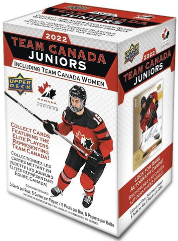 2022 Upper Deck Team Canada Juniors Blaster Box