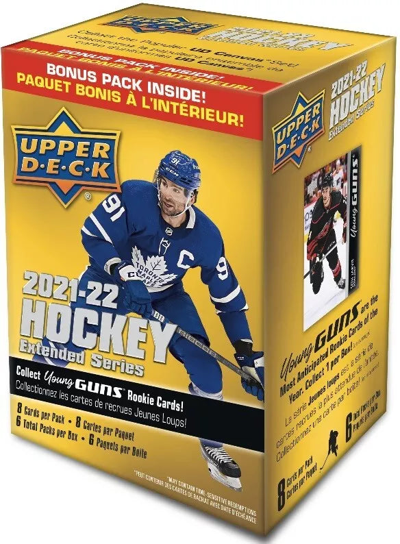 2021-22 Upper Deck Hockey Extended Series Blaster Box