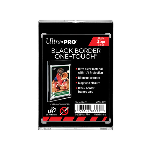 Ultra Pro 35pt UV Black Border ONE-TOUCH Magnetic Holder