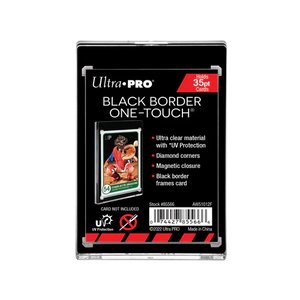 Ultra Pro 35pt UV Black Border ONE-TOUCH Magnetic Holder