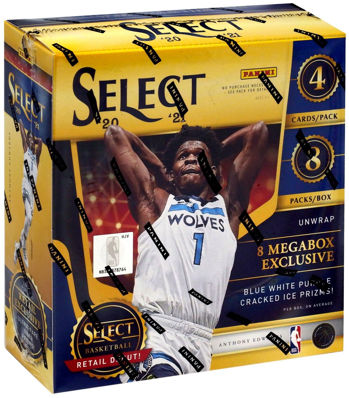 2020-21 Panini Select Basketball Mega Box