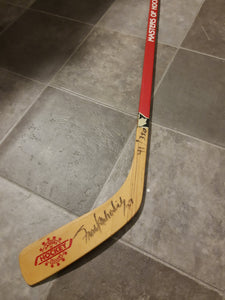 Frank Mahovlich Autographed Hockey Stick Numbered 41 out of 350