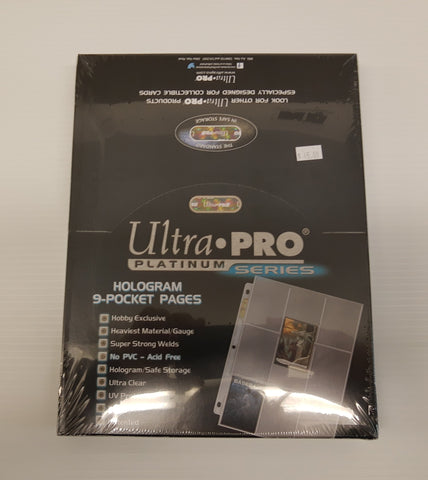 Ultra Pro Platinum Series Card Pages 100 Pack