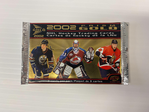 2002 Prism Gold Hockey Pack