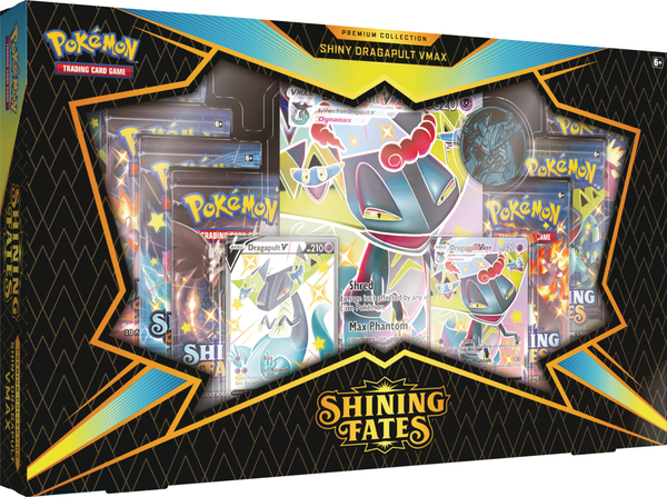 Shining Fates Premium Collection (Shiny Crobat VMAX or Shiny Dragapult VMAX) - Pokémon TCG