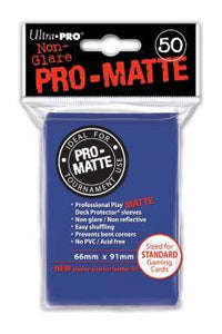 Ultra Pro Non-Glare PRO-Matte Blue Deck Protector Sleeves