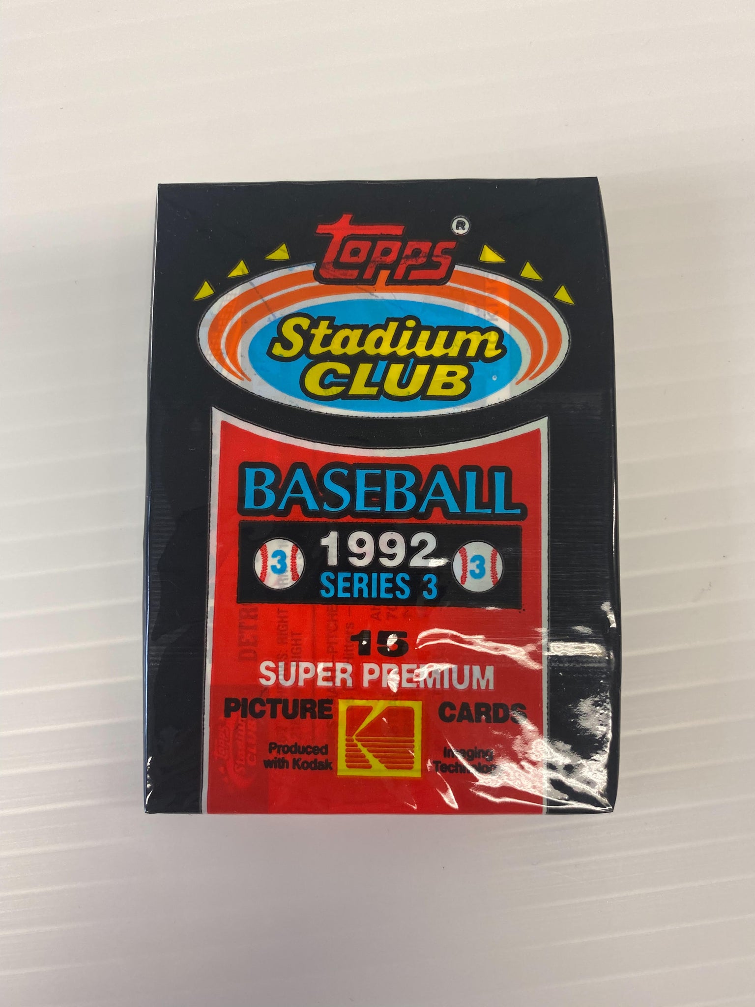1992 Topps Stadium Club Series 3 Baseball Pack