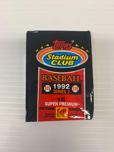 1992 Topps Stadium Club Series 2 Baseball Pack