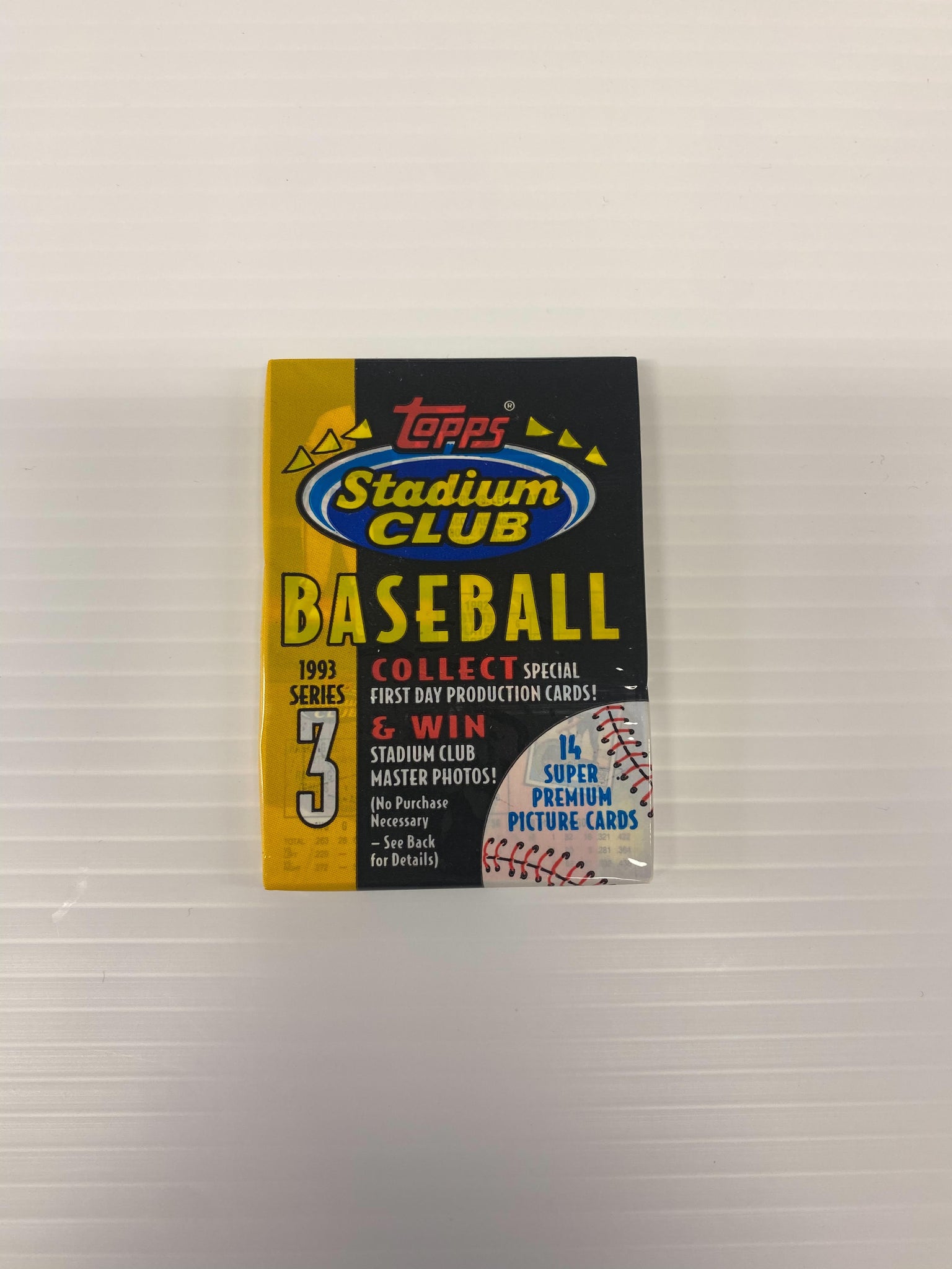 1993 Topps Stadium Club Baseball Series 3 Pack