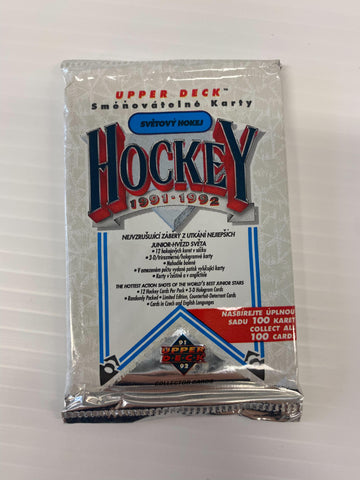 1991-92 Upper Deck Hockey Pack