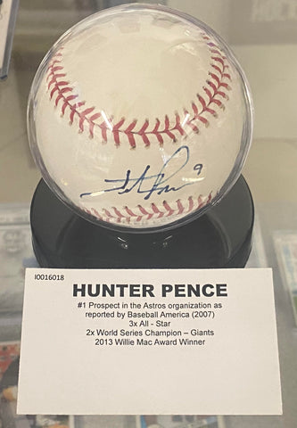 Hunter Pence Autographed Baseball